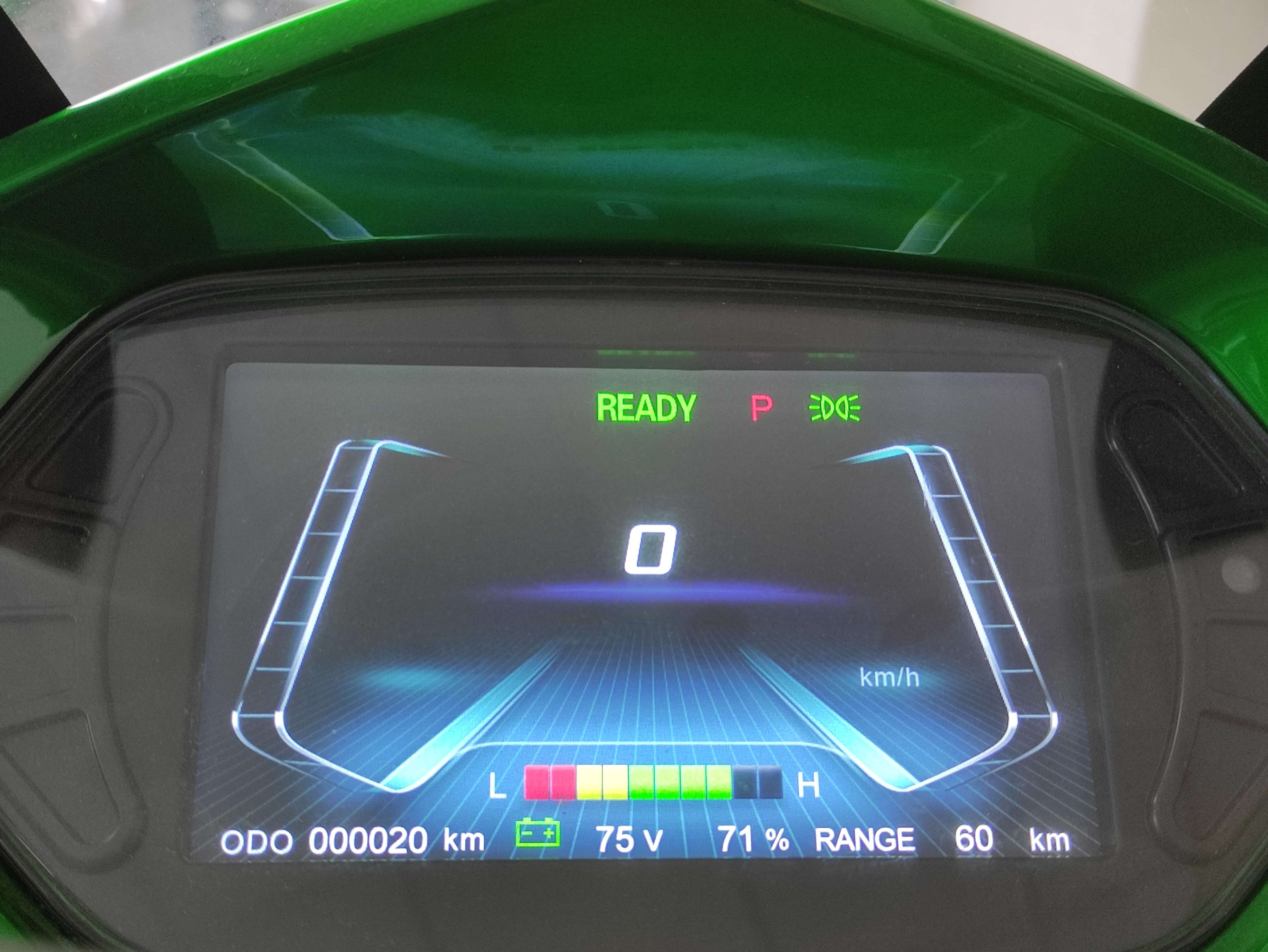 Street Raptor 250 - Display
